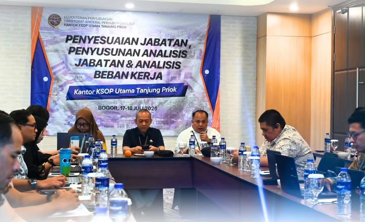 KSOP Utama Tanjung Priok Selenggarakan Rapat Penyusunan Jabatan, Analisis Jabatan, dan Analisis Beban Kerja Tahun 2026